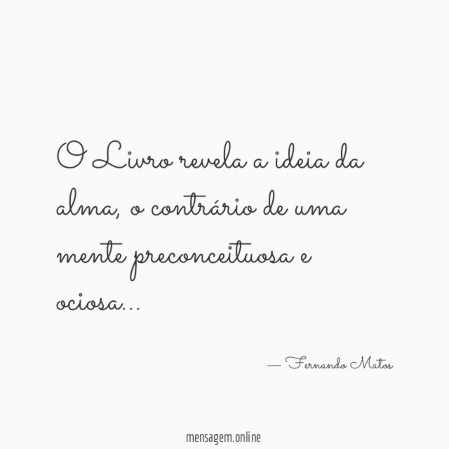 O Livro revela a ideia da alma