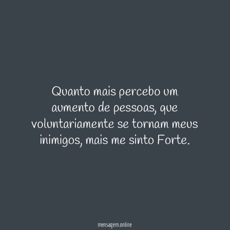Quanto mais percebo um aumento de pessoas
