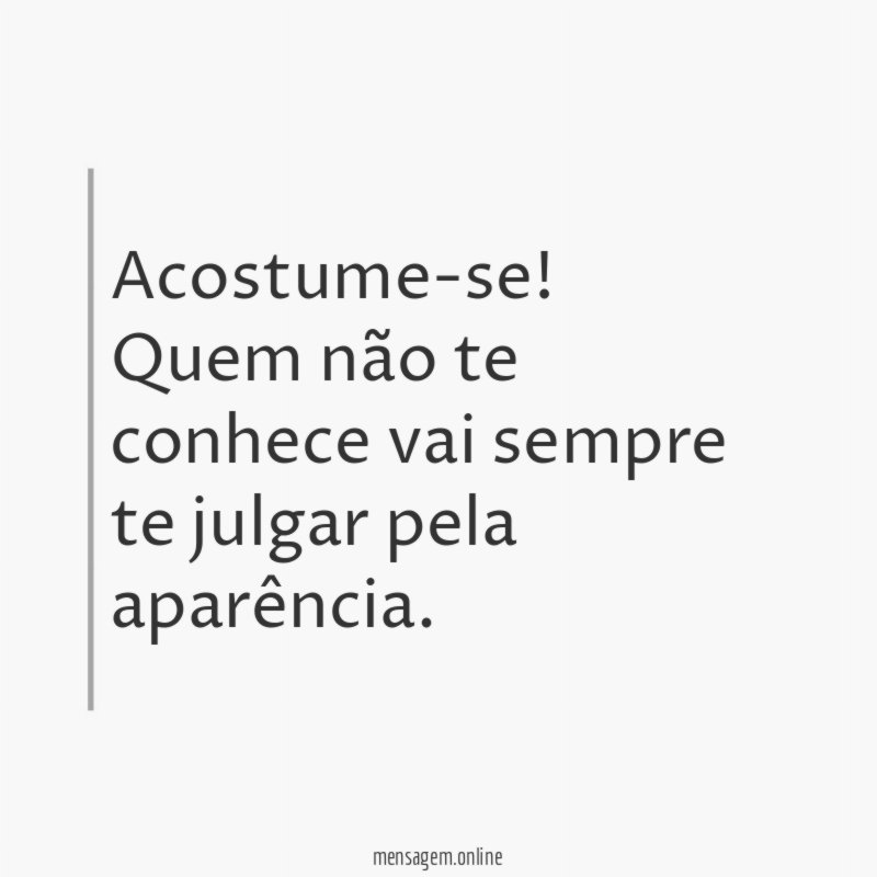 Acostume-se