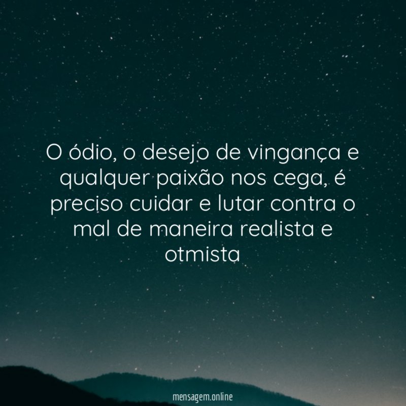 O ódio