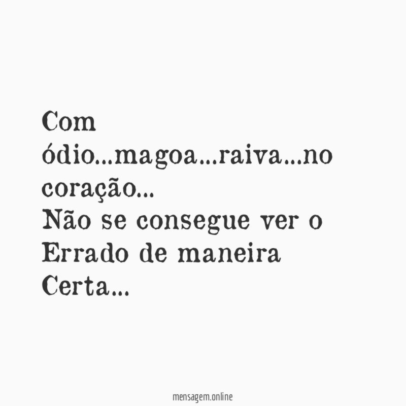 Com ódio
