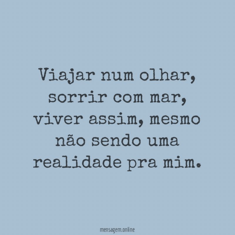 Viajar num olhar