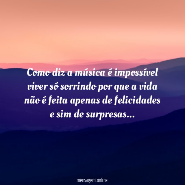 Como diz a música é impossível viver só