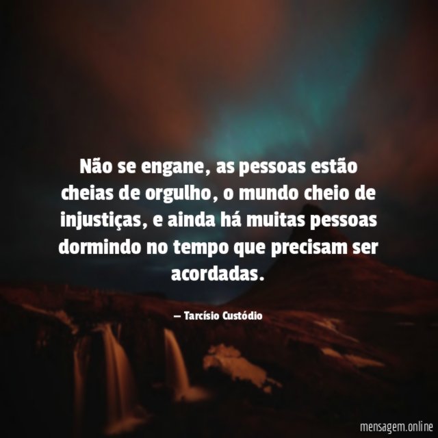 Não se engane
