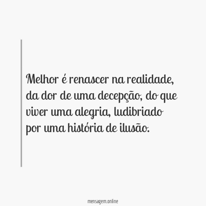 Melhor é renascer na realidade
