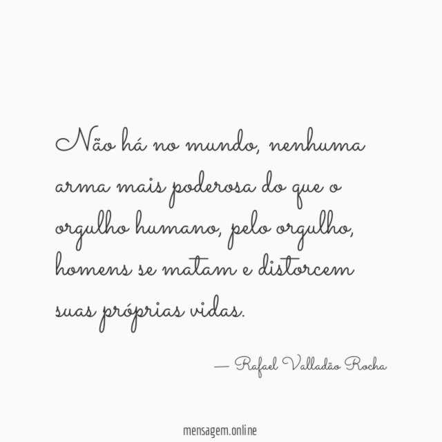 Não há no mundo