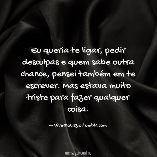 Eu queria te ligar