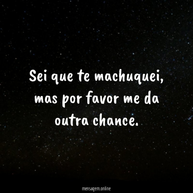 Sei que te machuquei