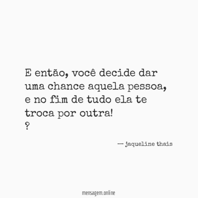 E então