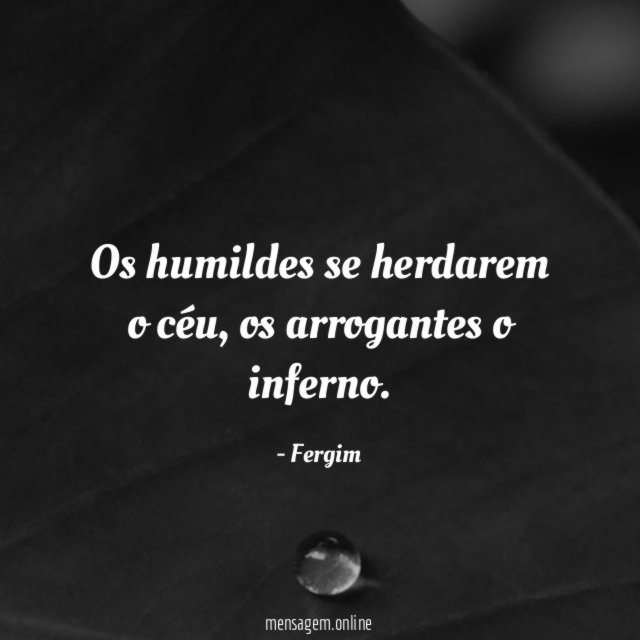 Os humildes se herdarem o céu