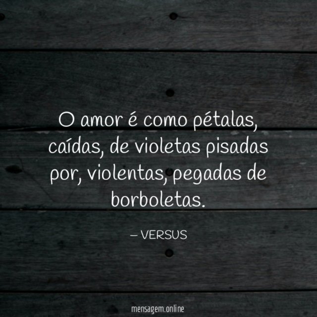 O amor é como pétalas