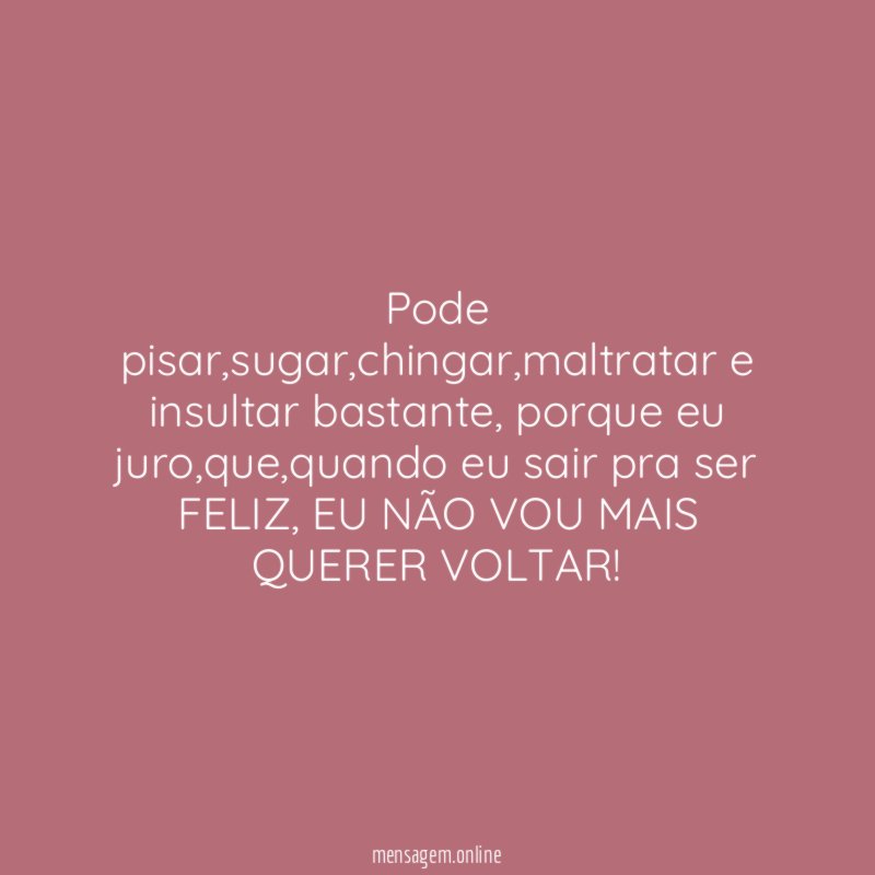Pode pisar