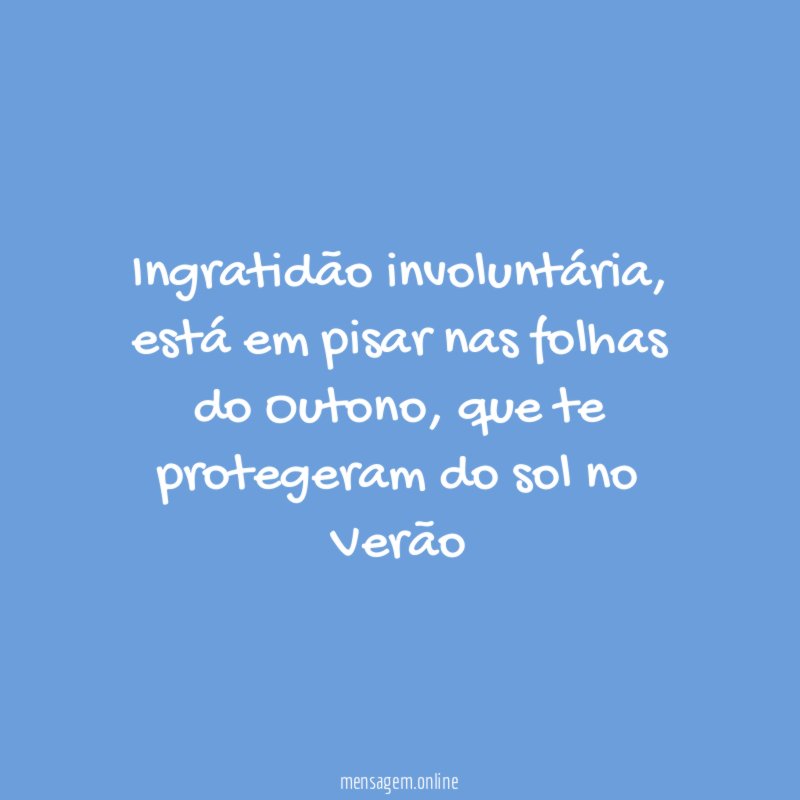 Ingratidão involuntária