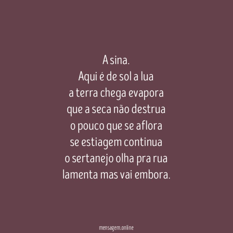A sina.