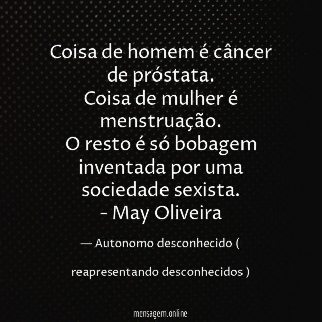 Coisa de homem é câncer de próstata