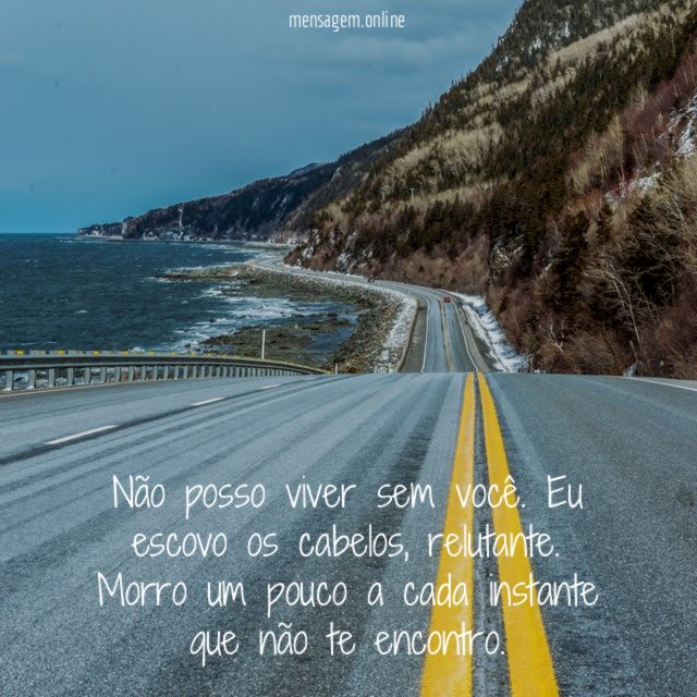 Não posso viver sem você