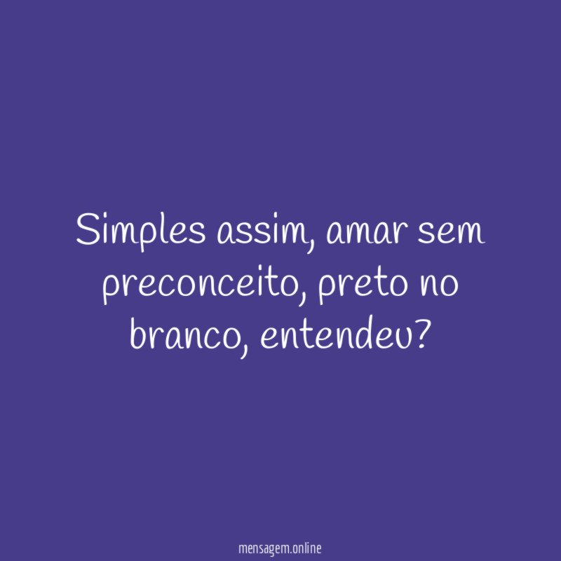 Simples assim