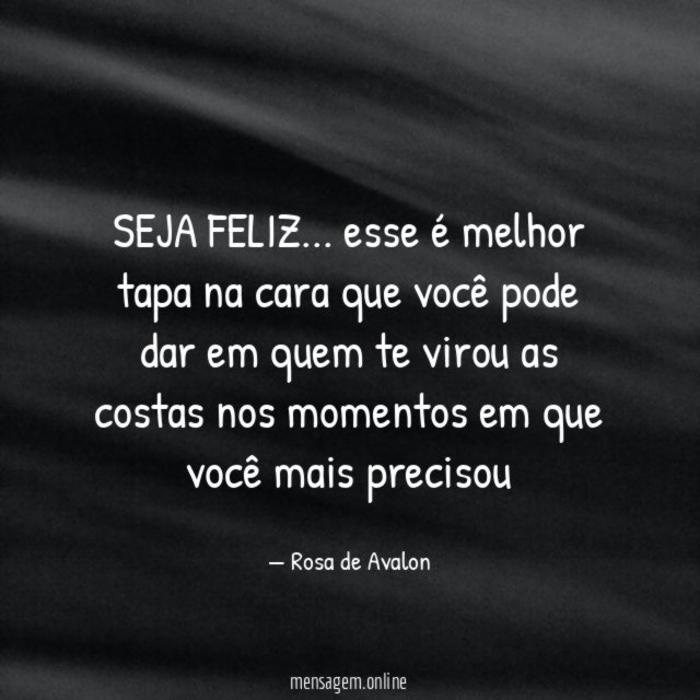 SEJA FELIZ