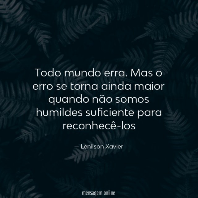 Todo mundo erra