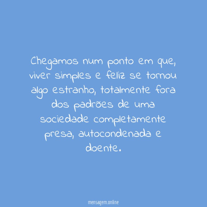 Chegamos num ponto em que
