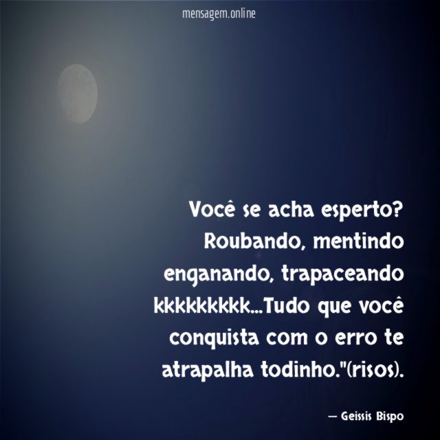 Você se acha esperto