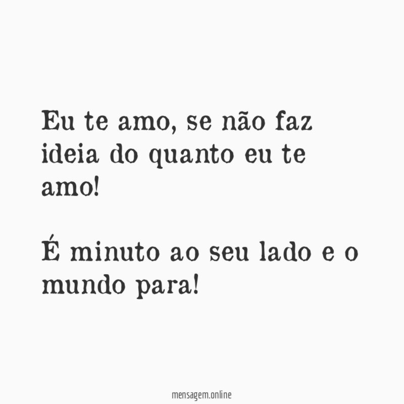Eu te amo