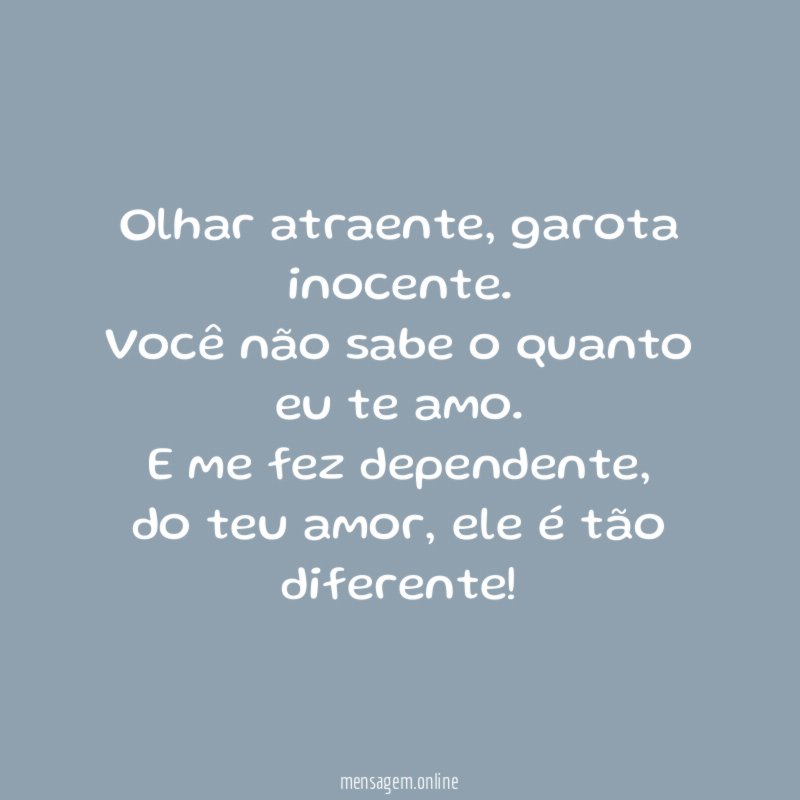 Olhar atraente