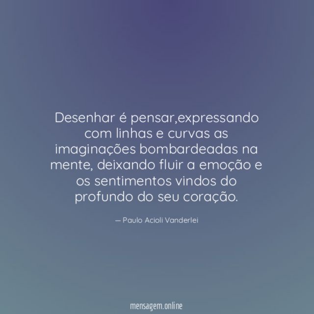 Desenhar é pensar
