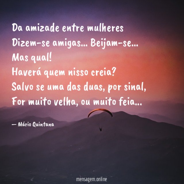 Da amizade entre mulheres