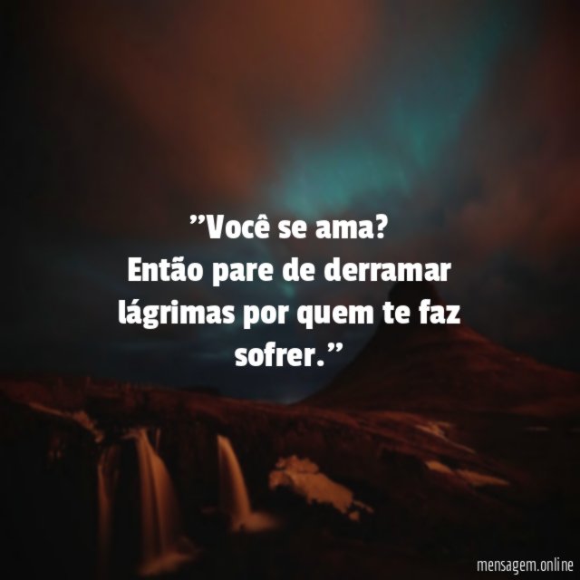 'Você se ama