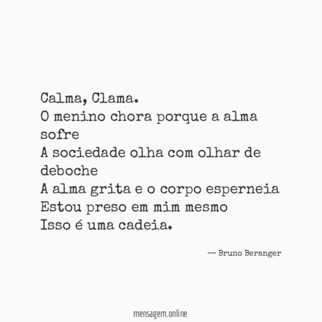 Calma, Clama.