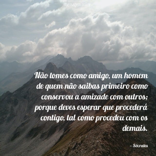 Não tomes como amigo