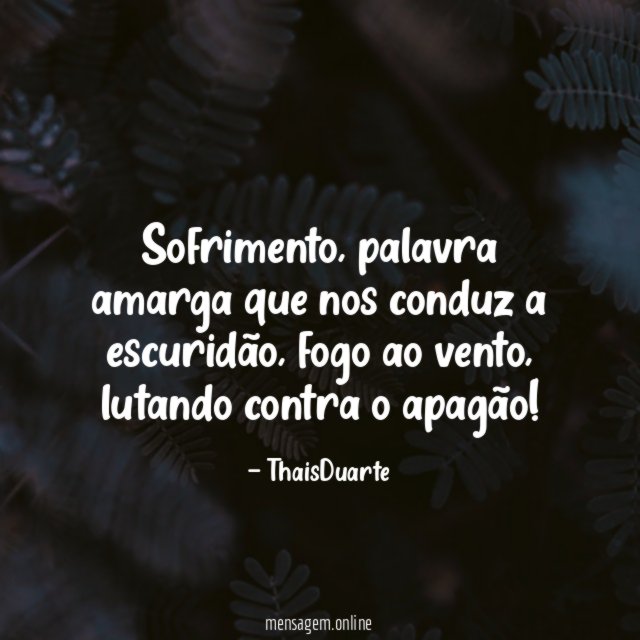 Sofrimento