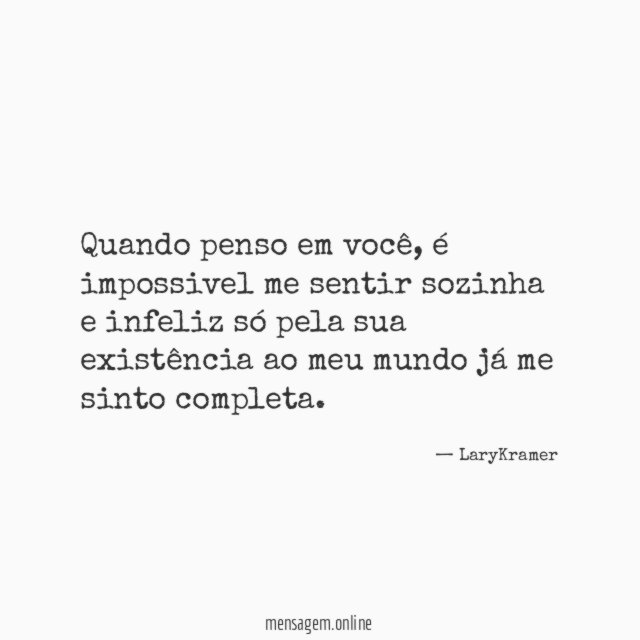 Quando penso em você