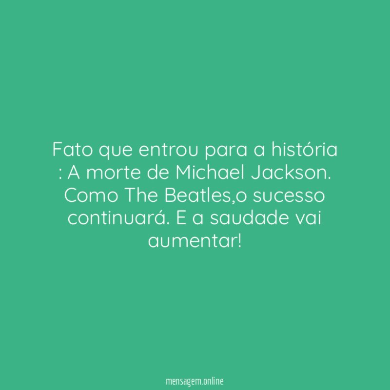 Fato que entrou para a história