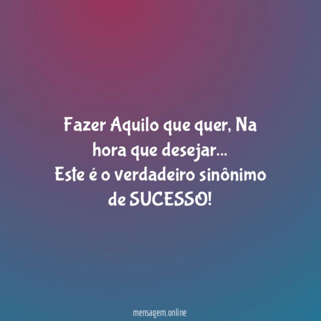 Fazer Aquilo que quer