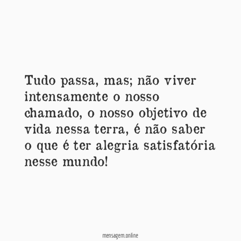 Tudo passa
