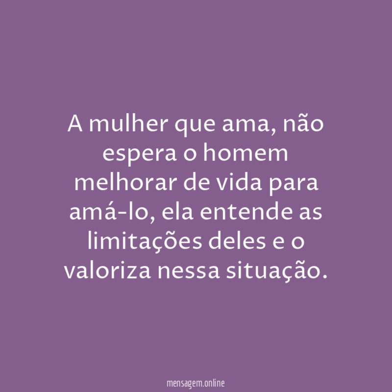 A mulher que ama