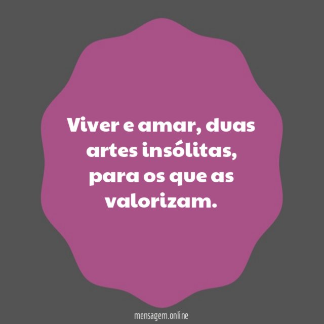 Viver e amar