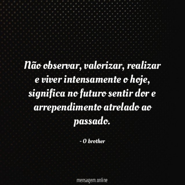 Não observar