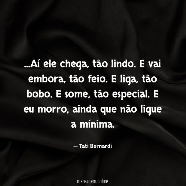 Aí ele chega