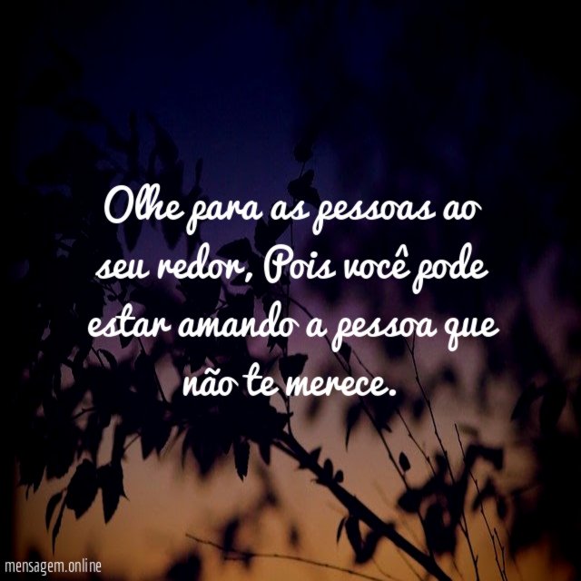 Olhe para as pessoas ao seu redor