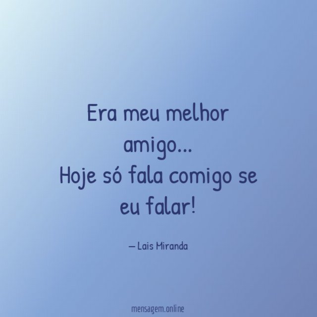 Era meu melhor amigo