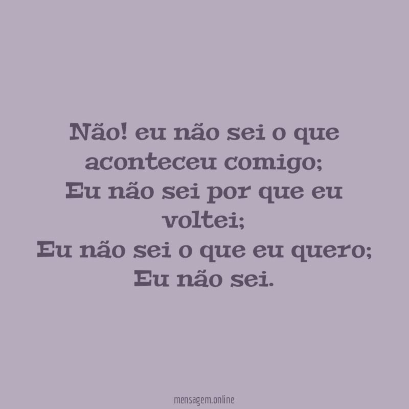 Não