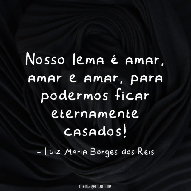 Nosso lema é amar