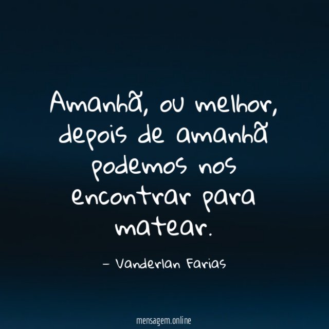 Amanhã