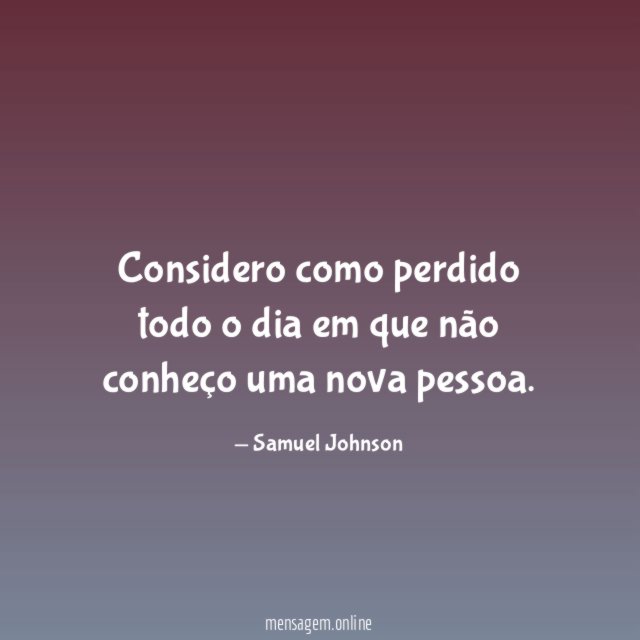 Considero como perdido todo o dia em que
