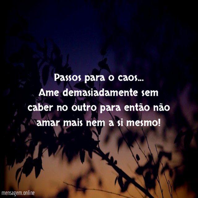 Passos para o caos