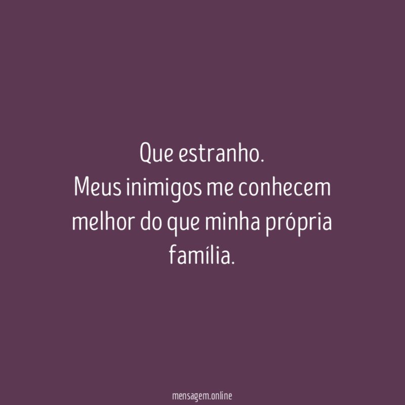 Que estranho