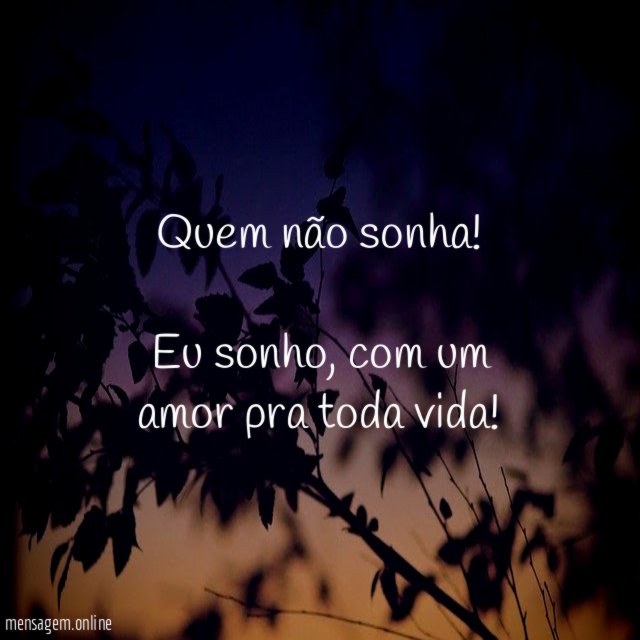 Quem não sonha